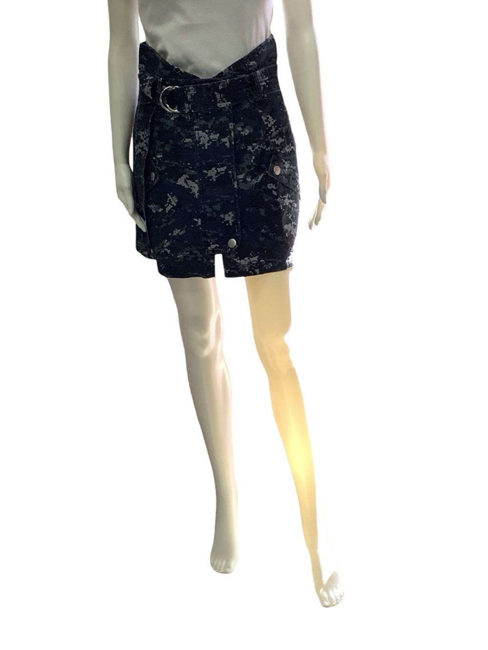 Marissa Webb Skirt Printed Camo Navy W/Tags Size: 6